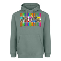 Sage pride barcode Heavyweight Hoodie - Zillion Design Studio