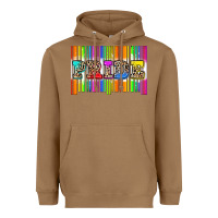 Toasted Coconut pride barcode Heavyweight Hoodie - Zillion Design Studio