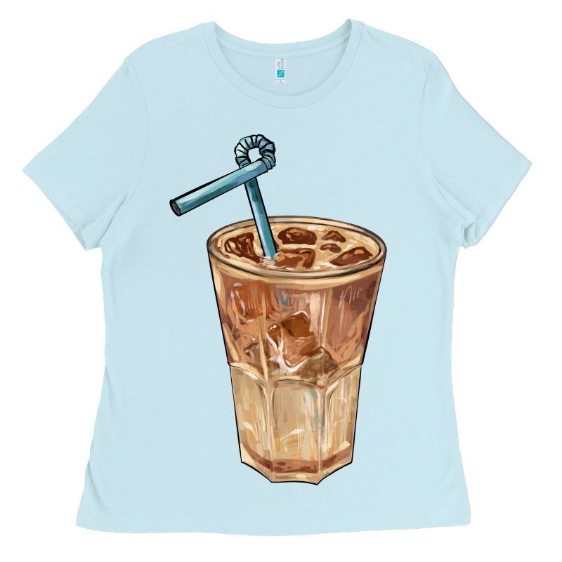 Iced Latte Ladies Tee by BarkalooDesign | Teevron