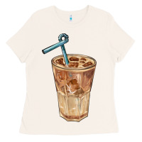 Bone iced latte Ladies Tee - BarkalooDesign