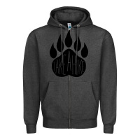 Charcoal Heather take a hike Zipper Hoodie - Unal Design