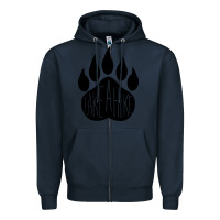 Navy take a hike Zipper Hoodie - Unal Design