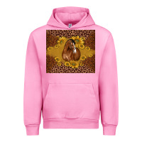 Fuchsia Pink horse Urban Hoodie - BarkalooDesign