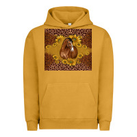 Pigment Peanut Butter horse Urban Hoodie - BarkalooDesign