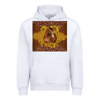 White horse Urban Hoodie - BarkalooDesign