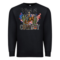 Black cool it cowboy Premium Sweatshirt - SublimationCraftShop