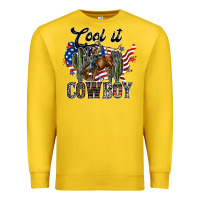 Lemon cool it cowboy Premium Sweatshirt - SublimationCraftShop