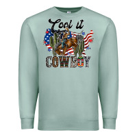 Seafoam cool it cowboy Premium Sweatshirt - SublimationCraftShop
