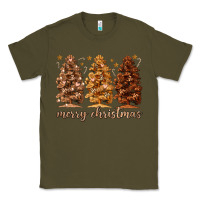 Army Green melanin christmas trees Classic Tee - MaliasSmallBusiness