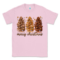 Bubblegum Pink melanin christmas trees Classic Tee - MaliasSmallBusiness