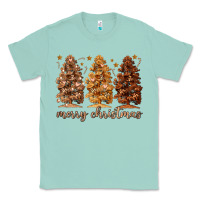 Seafoam melanin christmas trees Classic Tee - MaliasSmallBusiness