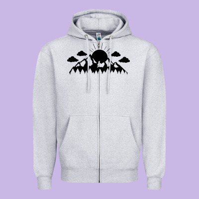Zipper Hoodie Mountain