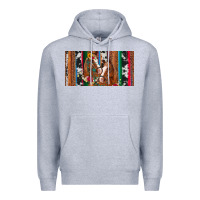 Heather Grey western horses gemstone horse cowhide leopard floral background licens Premium Hoodie - Artiststas