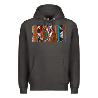Smoke western horses gemstone horse cowhide leopard floral background licens Premium Hoodie - Artiststas