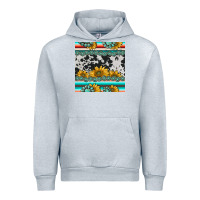 Heather Grey sunflower cowhide serape coaster Urban Hoodie - BarkalooDesign