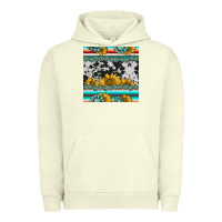 Pigment Pistachio sunflower cowhide serape coaster Urban Hoodie - BarkalooDesign