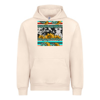 Sandshell sunflower cowhide serape coaster Urban Hoodie - BarkalooDesign