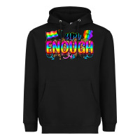 Black i am enough Heavyweight Hoodie - Zillion Design Studio
