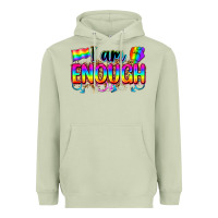Matcha i am enough Heavyweight Hoodie - Zillion Design Studio