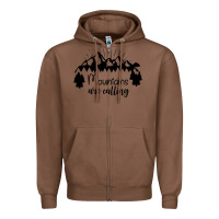 Chestnut Mountains Zipper Hoodie - Unal Design