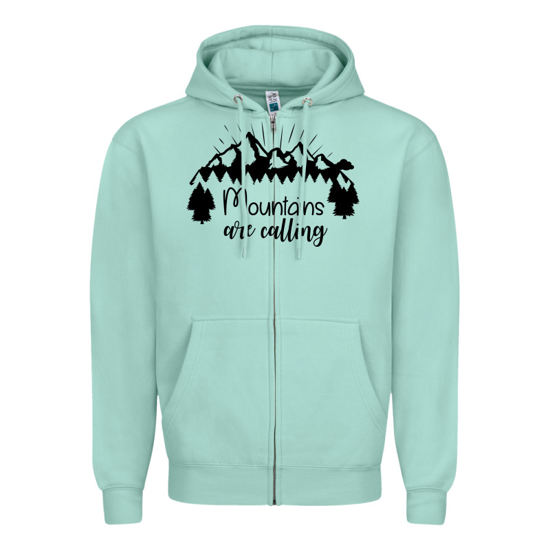 Mountains Zipper Hoodie by Unal Design | Teevron