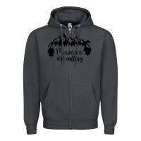 Smoke Mountains Zipper Hoodie - Unal Design