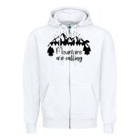 White Mountains Zipper Hoodie - Unal Design