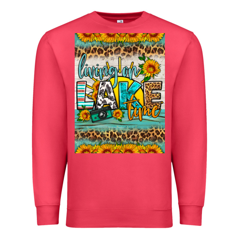 Living On Lake Time Air Freshener Premium Sweatshirt by HRA Design Shop | Teevron