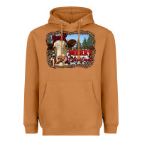 Meerkat merry christmas heifer cow with farm Heavyweight Hoodie - RanaPortraitStore