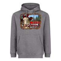 Storm merry christmas heifer cow with farm Heavyweight Hoodie - RanaPortraitStore