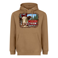 Toasted Coconut merry christmas heifer cow with farm Heavyweight Hoodie - RanaPortraitStore