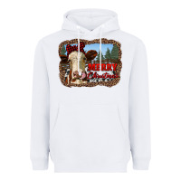 White merry christmas heifer cow with farm Heavyweight Hoodie - RanaPortraitStore