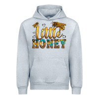 Heather Grey Western Little Honey Bee Urban Hoodie - LillyAllenDesigns