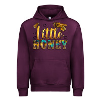 Mauve Wine Western Little Honey Bee Urban Hoodie - LillyAllenDesigns