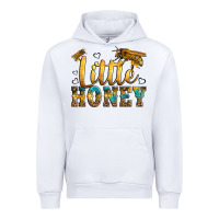 White Western Little Honey Bee Urban Hoodie - LillyAllenDesigns