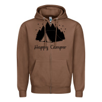 Chestnut camping Zipper Hoodie - Unal Design