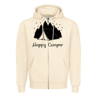 Sandshell camping Zipper Hoodie - Unal Design