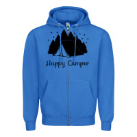 True Royal camping Zipper Hoodie - Unal Design