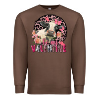 Chestnut be my valentine holstein cow valentine's day Premium Sweatshirt - FaDigitalArtStudio