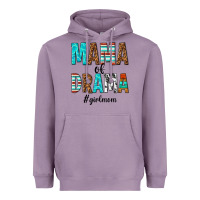 Lavender mama of drama girl mom Heavyweight Hoodie - texasbilliewilder