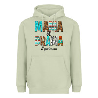 Matcha mama of drama girl mom Heavyweight Hoodie - texasbilliewilder