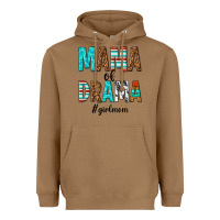 Toasted Coconut mama of drama girl mom Heavyweight Hoodie - texasbilliewilder