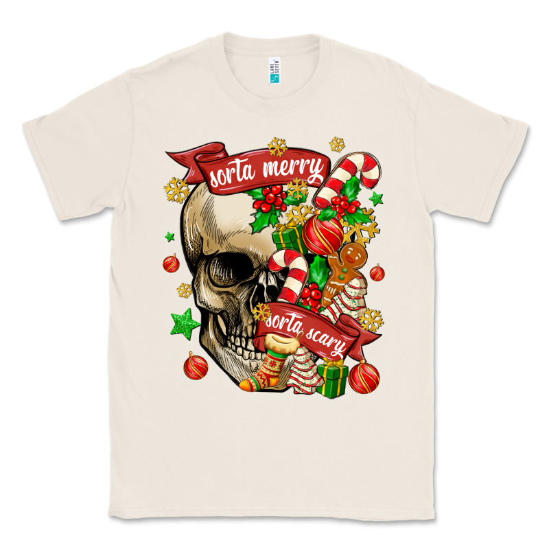 Sorta Merry Sorta Scary Classic Tee by MaliasSmallBusiness | Teevron