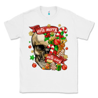 White sorta merry sorta scary Classic Tee - MaliasSmallBusiness