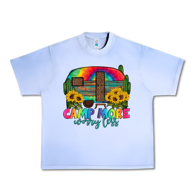 Camp More Worry Less With Caravan Urban Heavy Tee by Artiststas | Teevron
