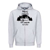 Heather Grey making memories Zipper Hoodie - Unal Design