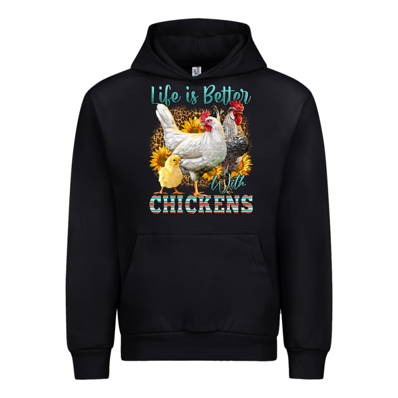 Western Life Is Better With Chickens Urban Hoodie by LillyAllenDesigns | Teevron