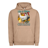Pigment Burro Western Life Is Better With Chickens Urban Hoodie - LillyAllenDesigns