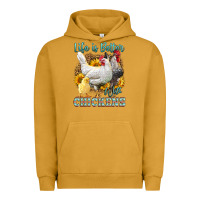 Pigment Peanut Butter Western Life Is Better With Chickens Urban Hoodie - LillyAllenDesigns