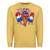 Antique Gold 4th of July ice creams Premium Sweatshirt - Neo Western